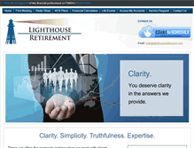 Tablet Screenshot of lighthouseretirement.com